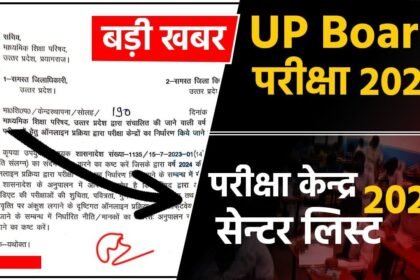 UP Board Centre List 2024 District Wise